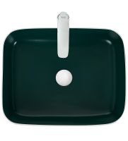 Товар: Раковина-чаша WeltWasser Elbach M2195 WG 50 10000005602 Белая Зеленая - фото 2 Раковина-чаша WeltWasser Elbach M2195 WG 50 10000005602 Белая Зеленая — фото 2, Раковины