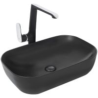 Раковина-чаша WeltWasser Elbach M21433 MB 61 10000004529 Черная матовая — фото 1, Раковины накладные