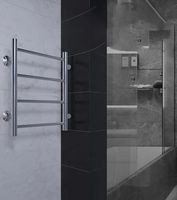 Водяной полотенцесушитель Terminus Аврора П4 400х500 бп320 4670078529855 Хром, боковое подключение, G 1" НР — фото 3, Водяные полотенцесушители