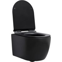 Унитаз Aquanet Cetus-BW Rimless 287008 подвесной с сиденьем Микролифт — фото 4, Подвесные унитазы