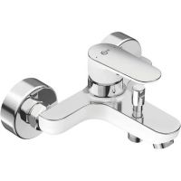 Смеситель для ванны Ideal Standard Tyria BC157HO Белый матовый Хром — фото 1, Смеситель для ванны