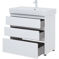 Товар: Тумба под раковину Aquanet Nova Lite 85 302475 Белый глянец - фото 2 Тумба под раковину Aquanet Nova Lite 85 302475 Белый глянец — фото 2, Тумбы под раковину