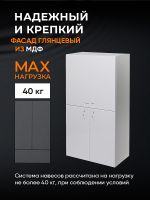 Товар: Подвесной шкаф Orange Смайл 60 SM-60SR2 Белый - фото 10 Подвесной шкаф Orange Смайл 60 SM-60SR2 Белый — фото 10, Шкафы для ванной