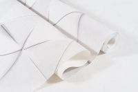 Обои Артекс Нокс 10817-01 Винил на флизелине (1,06*10,05) Белый, Геометрия — фото 3, Обои для стен