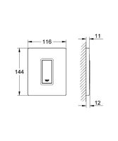 Товар: Клавиша смыва Grohe Skate Cosmopolitan Хром арт-38784000 - фото 5 Клавиша смыва Grohe Skate Cosmopolitan Хром арт-38784000 — фото 5, Кнопки смыва