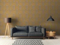 Обои AS Creation New Life 37681-2 Винил на флизелине (0,53*10,05) Желтый, Дамаск — фото 5, Обои для стен