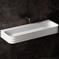 Раковина Abber Stein 80 AS2651-0.8 Белая матовая — фото 1, Раковины подвесные