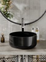Раковина-чаша Orange 35 B07-345B Черная матовая — фото 7, Раковины