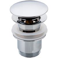 Донный клапан Frap F60 click-clack Хром — фото 1, Донные клапаны