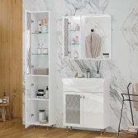 Тумба под раковину Volna Milena 70.2D tnMILENA70.2D-01 Белая — фото 7, Тумбы под раковину