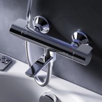 Смеситель для ванны AM.PM X-Joy F85A50000 с термостатом Хром — фото 6, Смеситель для ванны