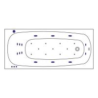 Товар: Акриловая ванна Whitecross Layla 180x80 0102.180080.100.ULTRA.CR с гидромассажем - фото 9 Акриловая ванна Whitecross Layla 180x80 0102.180080.100.ULTRA.CR с гидромассажем — фото 9, Ванны