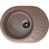 Кухонная мойка Ulgran Classic U-107m-307 Терракот — фото 1, Кухонные мойки