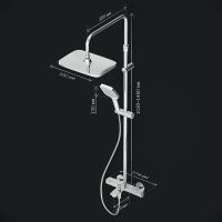 Душевая система AM.PM Func F078F500 с термостатом Хром — фото 18, Душевое оборудование. Душевая программа