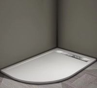 Душевой поддон из искусственного камня Veconi Tezeo 120x90 R TZ06R-12090A-01-19C3 Белый — фото 2, Душевые поддоны из искусственного камня