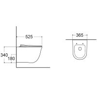 Товар: Унитаз Aquatek Классик AQ1111-00 подвесной с сиденьем Микролифт - фото 3 Унитаз Aquatek Классик AQ1111-00 подвесной с сиденьем Микролифт — фото 3, Унитазы