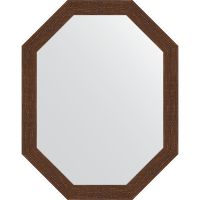 Зеркало Evoform Octagon 72x92 BY 7092 в багетной раме - Мозаика античная медь 70 мм — фото 1, Мебель для ванной