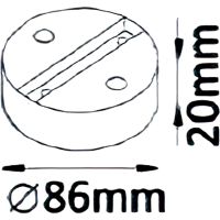 Основание Crystal Lux CLT 0.213 01 BL для монтажа трековых светильников Черный — фото 3, Комплектующие для освещения