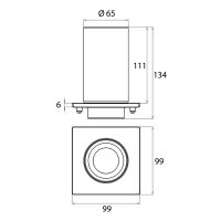 Стакан для зубных щеток Emco Liaison 1820 001 02 Хром — фото 4, Мыльницы