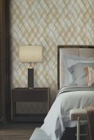 Обои Alessandro Allori Provasi 2507-2 Винил на флизелине (1,06*10) Бежевый/Бронзовый, Геометрия/Ромб — фото 2, Обои для стен