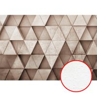 Фреска Ortograf Forma 32619 Фактура бархат FX Флизелин (4*2,7) Коричневый, Геометрия — фото 1, Фрески