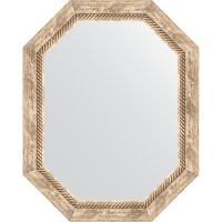 Товар: Зеркало Evoform Octagon 58x73 BY 7118 в багетной раме - Прованс с плетением 70 мм - фото 1 Зеркало Evoform Octagon 58x73 BY 7118 в багетной раме - Прованс с плетением 70 мм — фото 1, Мебель для ванной
