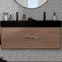 Тумба под раковину Jacob Delafon Vivienne 120 EB1669-E75-E75 подвесная Дуб давос натуральный — фото 1, Тумбы под раковину