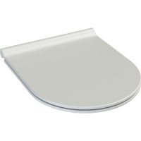 Сиденье для унитаза Boheme Bianca 966-WM Белое матовое с микролифтом — фото 1, Комплектующие для душевого оборудования