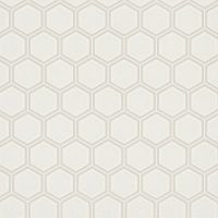 Обои Zambaiti Parati Vision 76022 Винил на флизелине (0,70*10,05) Белый/Бежевый, Геометрия — фото 1, Обои для стен