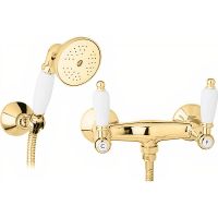 Смеситель для душа Cezares First FIRST-D-03/24-Bi Золото 24 карат — фото 1, Смеситель для душа