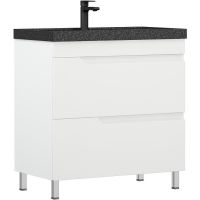 Тумба под раковину Corozo Юрма 80 Z2 SD-00001625 Белая — фото 1, Мебель для ванной