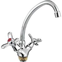 Смеситель для кухни Frap H12 F4112-2 Хром — фото 1, Смесители для кухни