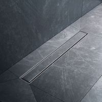 Душевой лоток AM.PM MasterFlow 60 с решеткой Хром матовый / под плитку Tile арт-W01SC-U11-060-04SB — фото 11, Душевые лотки