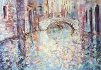 Фреска Ortograf Венеция 8086 Фактура флок FLK Флизелин (3,9*2,7) Разноцветный, Город/Живопись — фото 2, Фрески