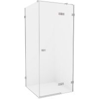 Душевой уголок New Trendy Avexa Chrome 90х90 R EXK-1472 профиль Хром стекло прозрачное — фото 1, Квадратные душевые уголки