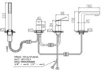 Товар: Смеситель на борт ванны Rav Slezak Loira LR565.5PZ Золото - фото 3 Смеситель на борт ванны Rav Slezak Loira LR565.5PZ Золото — фото 3, Смесители