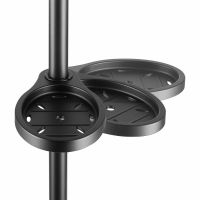 Мыльница Swedbe Hermes 5125B на душевую штангу Черная матовая — фото 4, Мыльницы