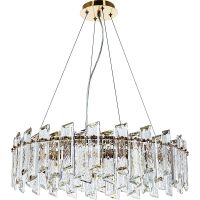 Люстра Divinare Romilda 3512/17 LM-8 Прозрачная Латунь — фото 1, Люстры