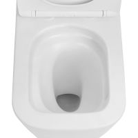 Унитаз компакт Abber Rechteck AC1210TMW Белый матовый с бачком и сиденьем Микролифт — фото 6, Напольные унитазы