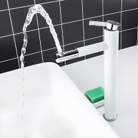 Смеситель для раковины Frap H52 F1052-15 Белый Хром — фото 9, Смесители