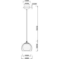 Товар: Подвесной светильник Artelamp Rastaban A7984SP-1PB Прозрачный Хром Полированная медь - фото 4 Подвесной светильник Artelamp Rastaban A7984SP-1PB Прозрачный Хром Полированная медь — фото 4, Подвесные светильники
