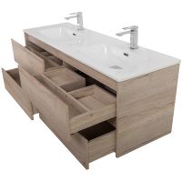 Товар: Тумба под раковину BelBagno Kraft 140 KRAFT-1400-4C-SO-2-RGB подвесная Rovere Galifax Bianco - фото 7 Тумба под раковину BelBagno Kraft 140 KRAFT-1400-4C-SO-2-RGB подвесная Rovere Galifax Bianco — фото 7, Тумбы под раковину