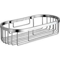 Полка корзина Nofer 09064.S Матовая нержавеющая сталь — фото 1, Полки для ванной и душа