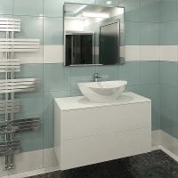 Тумба под раковину Orange Otto Ot-100TuGLASS подвесная Белый глянцевый — фото 5, Мебель для ванной