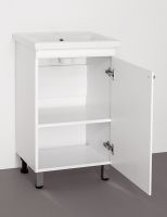 Товар: Тумба под раковину Style Line Канна 50 Люкс Белый глянец - фото 2 Тумба под раковину Style Line Канна 50 Люкс Белый глянец — фото 2, Мебель для ванной