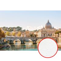 Фреска Ortograf Городской пейзаж 4870 Фактура бархат FX Флизелин (4,1*2,7) Бежевый/Голубой, Город/Пейзаж — фото 1, Фрески