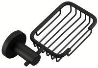 Мыльница Frap F302 F30202-1 Черная матовая — фото 5, Мыльницы