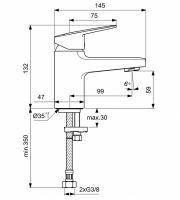 Товар: Смеситель для раковины Ideal Standard Ceraplan BD200AA Хром - фото 7 Смеситель для раковины Ideal Standard Ceraplan BD200AA Хром — фото 7, Смесители для раковины
