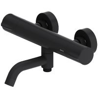 Смеситель для ванны Damixa Scandinavian Pure с термостатом Черный матовый арт-363000300 — фото 1, Смеситель для ванны