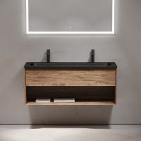 Тумба под раковину Sancos Marmi 1.0 120 MR1.0120ECH подвесная Дуб чарльстон — фото 20, Мебель для ванной